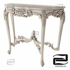 French bedroom Provencal Marie Antoinette White Console Table