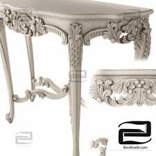 French bedroom Provencal Marie Antoinette White Console Table