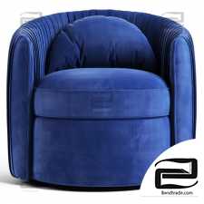 Fantasia Indigo Swivel Armchair