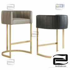 Arteriors. Bar stool, semi-bar Tatum