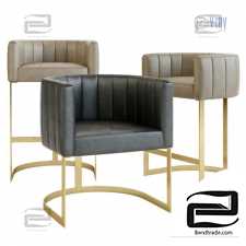 Arteriors. Bar stool, semi-bar Tatum