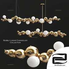 Bubbly Linear Chandelier Collection