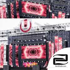 EDM Concert Stage