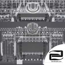 EDM Concert Stage