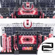 EDM Concert Stage