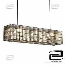 Adeline crystal store rectangular chandelier