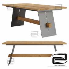 FLATE Dining Table by mLOFT