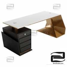 GT-GOLD Executive Desk by Tonino Lamborghini