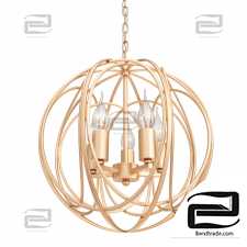 Modern Cage Chandelier