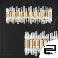 Haskell Oval Chandelier - Arteriors