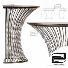 Luxe console table