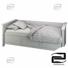 Scandinavian-style baby bed