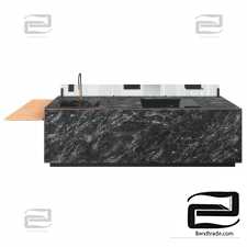 Kitchen Island Valcucine Artematica Soft Outline