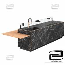 Kitchen Island Valcucine Artematica Soft Outline