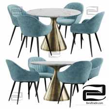 La Forma & West elm Silhouette dining set