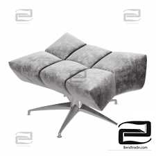 Stylish modern Cloud 7 armchair by Bretz