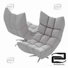 Stylish modern Cloud 7 armchair by Bretz