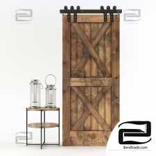 Decorative barn doors