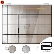 Glass partition doors 12