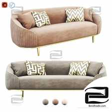 Sofas Chalk, Brass Base