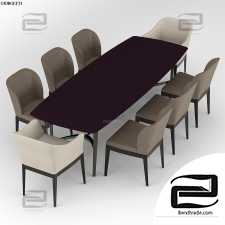 Giorgetti conference table and chair