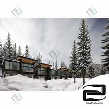 Winter ski resort