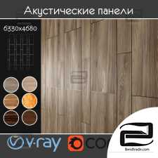 Material wood Acoustic decorative panels 6