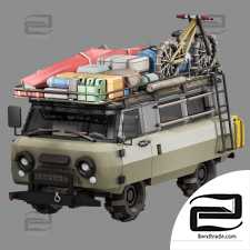 stylized toy model UAZ Loaf
