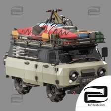stylized toy model UAZ Loaf