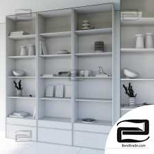 Bookcase and Rack 01