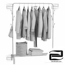 Clothes on Rack