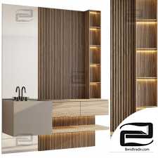 Bathroom furniture by Fauset Omnires Y set 17