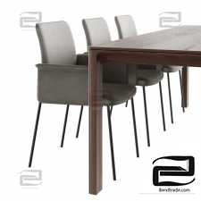 Dining set christine kroencke porto table / jaro 200 chair