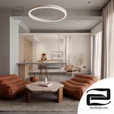  The interior of a penthouse in Vietnam
