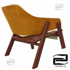 clutch leather lounge chair 