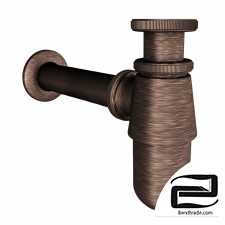 A095 sink siphon dark bronze