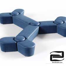 Sofa Molecule 11-seater