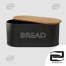 Metal bread box and cans for bulk products