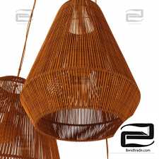 Lamp wicker n23