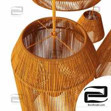 Lamp wicker n23