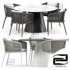 Table and chair by janus