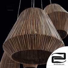 Lamp barrel big rattan n6