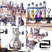 Chemistry dishes n2 / Chemistry laboratory tableware No. 2
