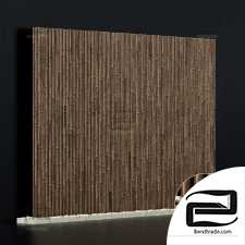 Bamboo branch decor Wall cage 19a / Bamboo wall decor No.19a