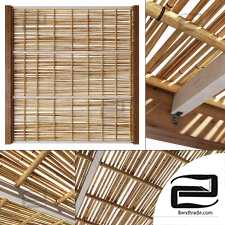 Bamboo branch decor Ceiling n21 / Bamboo branch ceiling decor No.21