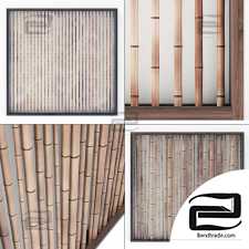 Bamboo decor wall branch n8