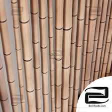 Bamboo decor wall branch n8