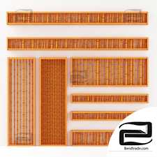 Bamboo decor wall branch n8a