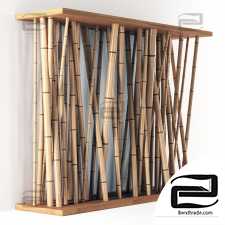 Bamboo decor wall n7