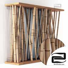 Bamboo decor wall n7